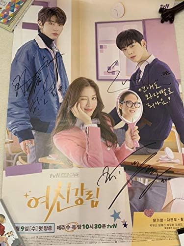 Amazon 女神降臨 サイン入りポスター ウヌ ムンガヨン ファンイニョプ Astro アイドル 芸能人グッズ 通販