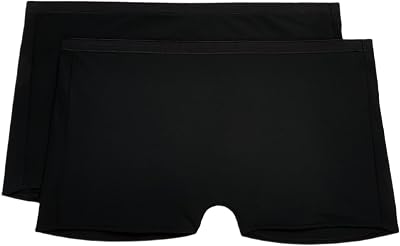 Pack de 2 Braguitas Tipo Culotte Moldeadoras de sujeción Ligera sin Marcas Negro UK 14 (EU 42)