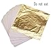 OPount 100 Sheets Imitation Gold Leaf 5.5 Inch for Art, Crafts Decoration, Gilding Crafting, Frames