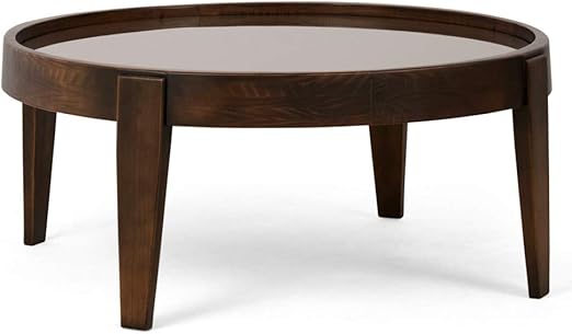 Mesa de Centro Decorativo Para Sala de Estar Peaky 94x38 Canela - Gran Belo