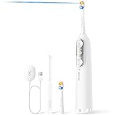 Soocas NEOS II - Electric Toothbrush with Water Flosser, Sonic Electric Toothbrush for Adults, Cordless Water Flosser for Travel, Portable Oral Irrigator, Up to 100% Plaque Removal, Pearl White