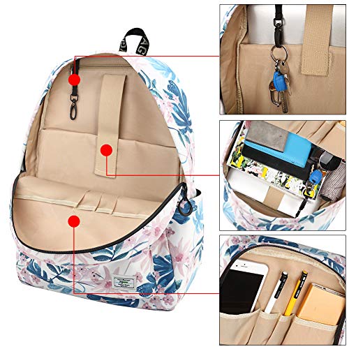 mygreen Backpacks for Kids, Flowers and Leaves Backpack Light Daypack