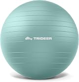 Trideer Professional Exercise Ball Anti-Burst Gym Ball 200kg Pump Included