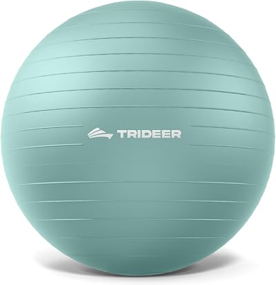 Trideer Professional Exercise Ball Anti-Burst Gym Ball 200kg Pump Included