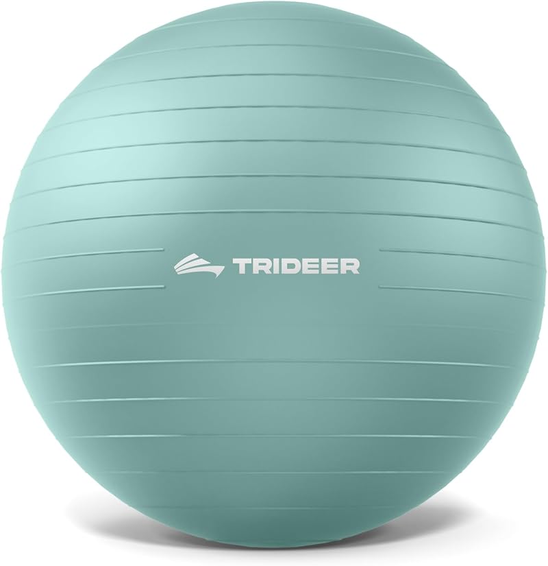 Trideer Professional Exercise Ball Anti-Burst Gym Ball 200kg Pump Included