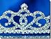 Rhinestones Crystal Wedding Bridal Prom Pageant Princess Silver Tiara Crown 1176