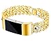 Kaleidoc Bands Compatible Fitbit Charge 2 - Metal Replacement Wristband with Premium Rhinestone Crystals, Adjustable Classy Bracelet Strap Compatible Fitbit Charge 2 Bands