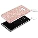 Samsung Galaxy Note 9 Case 2018, BENTOBEN Stylish Protective Shockproof Cell Phone Cases, Luxury Glitter Bling Pretty Phone Cover, Slim Shiny Sparkle Phone Cover Case for Girls, Women - Rose Gold