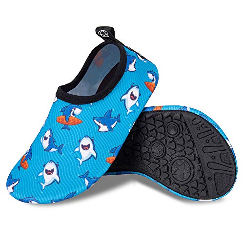 image for WateLves Kids Water Swim Shoes Barefoot Aqua Socks Shoes Quick Dry Non