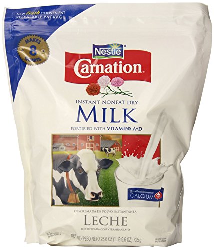 Nestle carnation instant nonfat dry milk, 25.6-ounce (p…