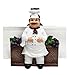 Ebros Gift Fat Chef Alton Grape Wine Vineyard Dinner Napkin Holder Figurine Tabletop Decorative Chefs Sous Grapes Vines (1)