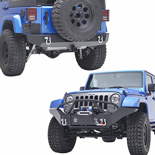 Buy EAutogrilles 0717 Jeep Wrangler JK Full Width Front Bumper with