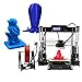Anet A8 High Precision Desktop 3D Printer Kits Reprap i3 DIY Self Assembly with 8GB SD Card Aibecy Cleaning Cloth