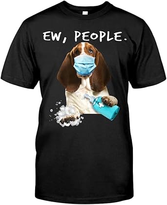 funny basset hound t shirts
