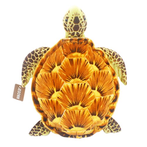 JESONN Realistic Stuffed Marine Animals Toys Turtle Plush Tortoise