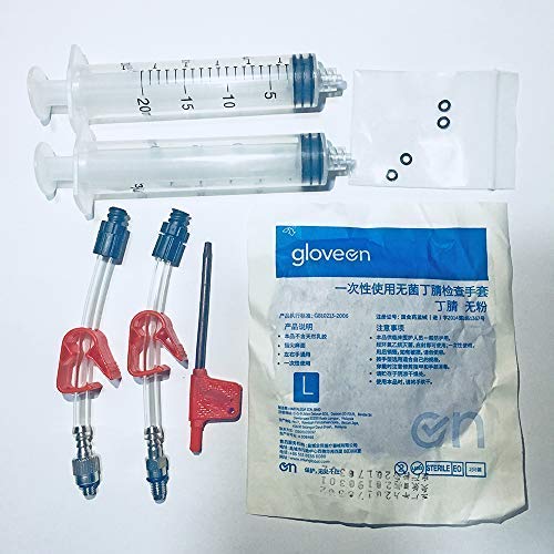 CYCEARTH Mineral Oil Bleed Kit Hydraulic Bike Disc Brake for Shimano M985 M975 Saint M820 Alivio M445/M446 XT M785 M775 Deore M596 M595