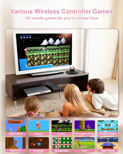 Acelufly Double Dance Mat, TV Dance Mat, Interactive Dance Mat with Multiple Modes, Birthday for Kids, Adults and Girls (Light Pink)