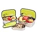 Bento Lunch Box Containers – Healthy Takeaway No More Leaks Airtight Vacuum Suction Lid BPA Free - Easy Clean in Dishwasher Strong Durable Stainless Steel - Set of 3