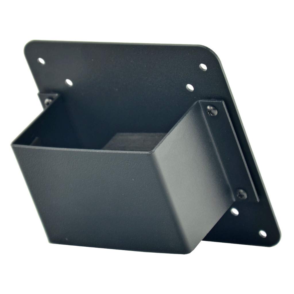 Hannspree 80-04000011G000 Flat Screen Mounting Accessory - Flat Screen Mounting Accessories (Support, Black, Metal, 2 kg, 75 x 75.100 x 100 mm, HP247DJB, HP247HJB, HP246PJB, HP278UJB)