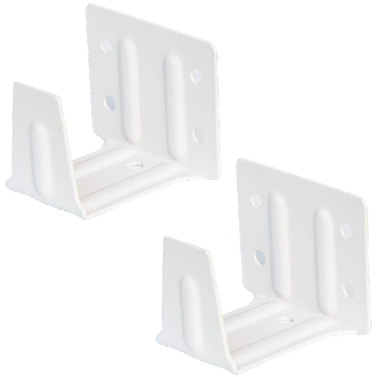 Cutelec Center Support Bracket 2 Pack White Color for 2" Low Profile Window Blinds Headrail Holder