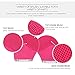 Facial Cleansing Brush, Massager and Exfoliator - Electric Water Proof Sonic Lily Facial Cleanser - Acne and Blackhead Removal