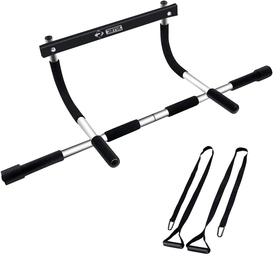 RIFFUE Chin up Bars, Pull Up Bar MultiGym Doorway Pull Up