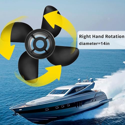 VIF Boat Propeller Compatible with Mercury Mercruiser Alpha One/Bravo One Outboard Motors 135HP 150HP 175HP 200HP 225HP 250HP 300HP