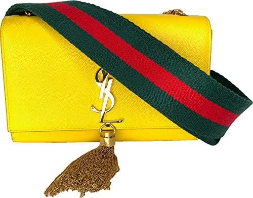 Red Green Handbag Strap & Purse Strap Replacement Shoulder & Crossbody Strap - Adjustable Designers Bag Strap for Tote and Messenger Bags - Dependable and Durable Silver Hardware