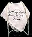 No Ugly Crying Personalized Wedding Handkerchief/Napkin With a Name and Date by Wedding Tokens.