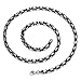 Stainless Steel Cross Pendant Necklace Mens Boys Chain 5mm Byzantine Chain 22