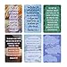 Juvale 24-Pack Plastic Bible Scripture Encouragement Cards Christian Inspirational Prayer Verses Wallet Size 3 x 2 Inches