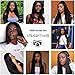 Muokass 4x4 Lace Front Wigs Straight Hair Brazilian Virgin Human Hair Lace Closure Wigs For Black Women 150% Density Pre Plucked With Elastic Bands Natural Color (24 inch, straight wig)