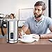 Milk Frother Electric and Heater Cappuccino Matcha Tea Foam Maker 240 ML,LAPUTA Milk Steamer(Silent Operation) Electric Liquid Heater with Hot or Cold Milk,Milk Warmer for Coffee Latte…