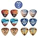 Christian Guitar Picks Popular Bible Verses -12 Pack Celluloid Medium - Cool Acoustic Electric guitar Accessories - Unique Gift for Men Women Guitarists - Best Stocking Stuffers