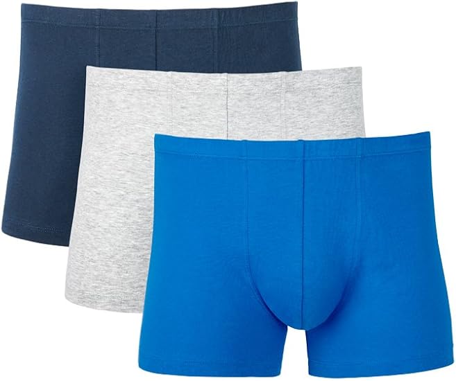 Hanes Men's Underwear Cotton Tunnel Waist Trunk (3 Pack)