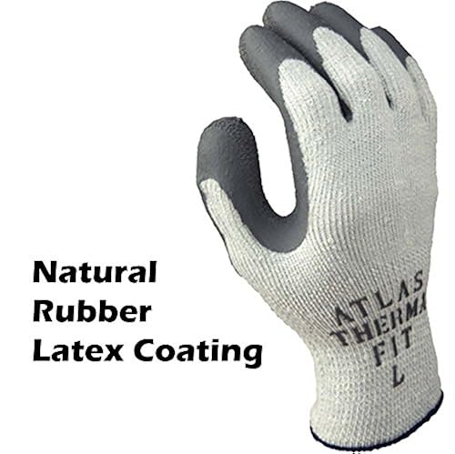 Atlas 451 Therma-Fit Cold Weather Insulated Rubber Large Work
