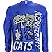University of Kentucky Super Cats on a Long Sleeve Blue T Shirt