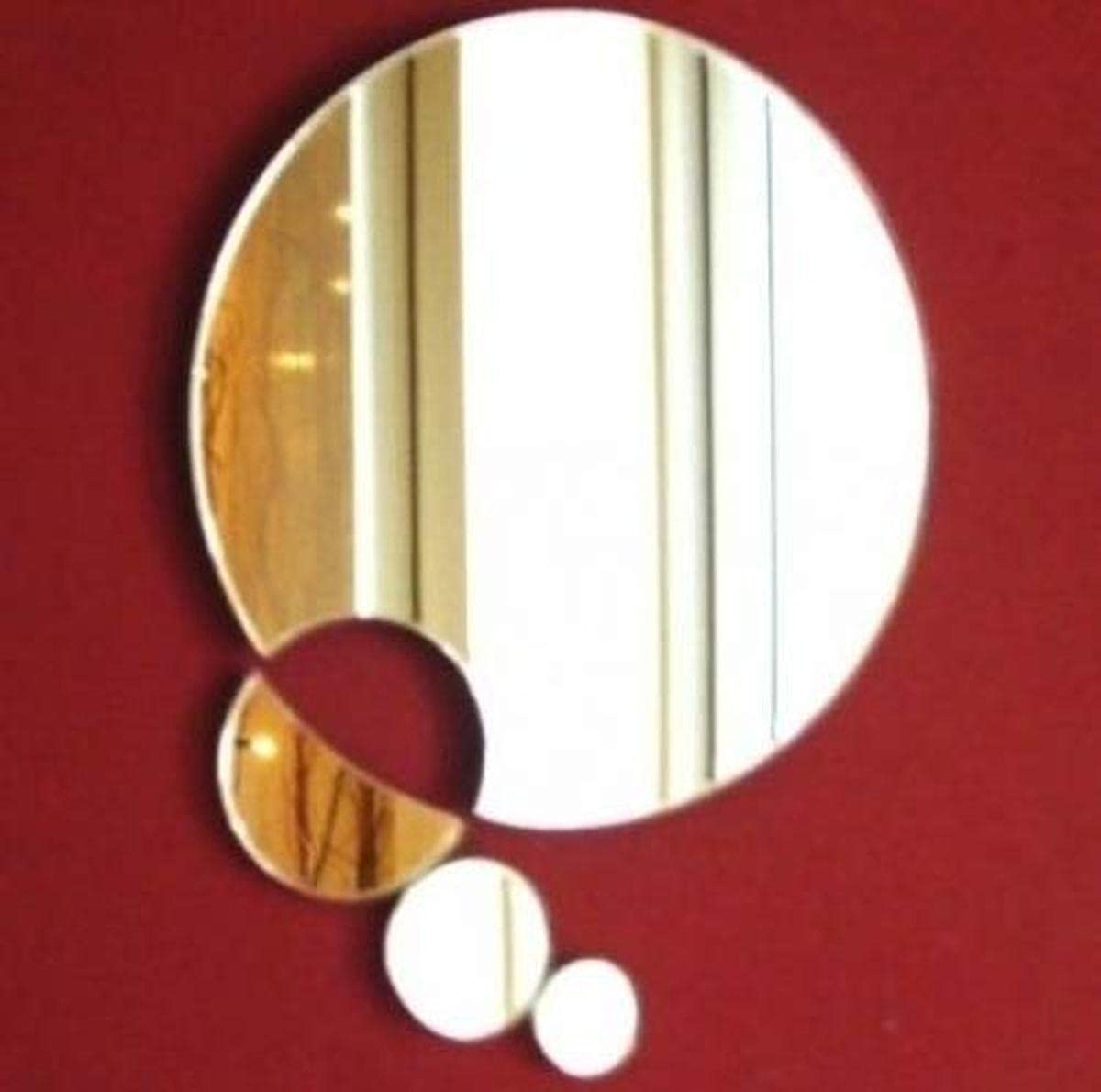 Super Cool Creations Circle Chain Mirror - Large Circle 45cm x 45cm and 3 Additional Mirrors