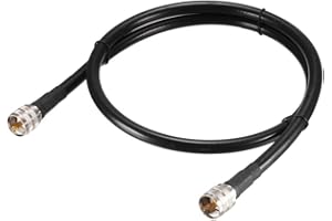 uxcell UHF Male PL-259 to UHF Male PL-259 3ft Low Loss RG213 Coax Jumper Cable for CB, Amateur Radio & 2 Way Radio Hookups