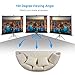 The First Projector Screen with Stand Green Environmental, OWLENZ Indoor and Outdoor Movie Screen 100 Inch Diagonal 4:3 with Premium Wrinkle-Free Design (Easy to Clean, 1.1 Gain, 160° Viewing Angle)