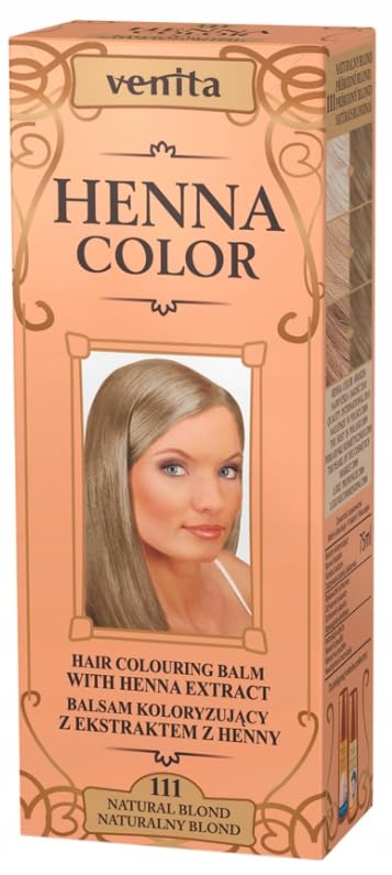 Henna Color 111 Nature Blonde Hair Balm Hair Color Ecological Effect Of Natural Hair Dye Hen