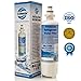EcoBlueLife Refrigerator Water Filter Replacement – Compatible with LG and Kenmore fridges. Certified for Chlorine Reduction & Lead-Free Compliance. Activated Carbon Media, Easy Install with Hands