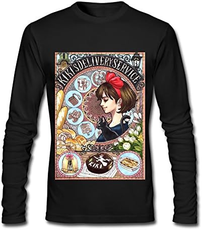 Kiki's Delivery Service Tshirts For Mens 100% Cotton S Black