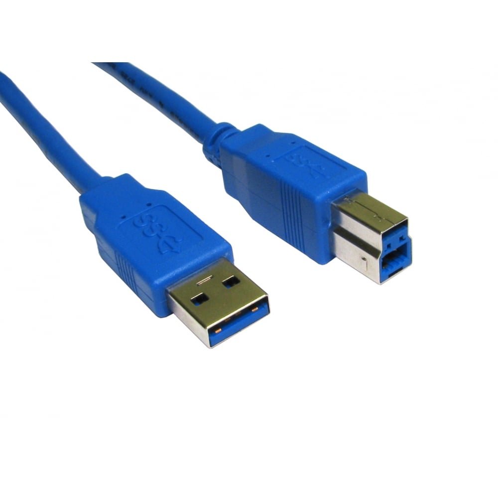 ALIDA SYSTEMS - 2m USB 3.0 A Male to B Male Cable - 2 Metre. - Super Speed - USB 3.0 supports data transfer speeds of up to 5Gbps*