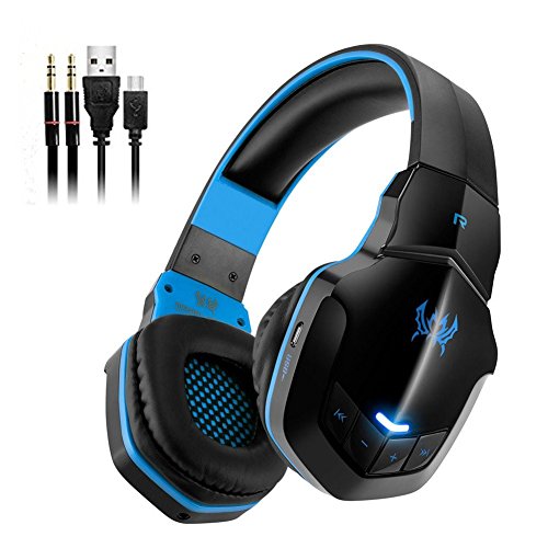 Bluetooth Headphones, V4.1 Wireless Gaming Headset with Microphone Bluetooth Headset Earphone for PC Computer Laptop Phone