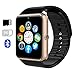 EiffelT Smart watch GT08 Touch Screen Bluetooth WristWatch with Camera/SIM Card Slot/Sleep Monitoring for Android (Full Functions) and IOS (Partial Functions) (Rose Gold)