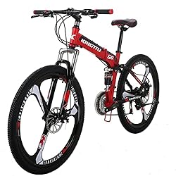 Kingttu Mountian Bike,26 Inch Folding Mountain