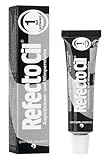 RefectoCil Cream Hair Dye (PURE BLACK) .5oz