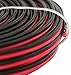 GS Power 100% Copper 22 AWG (American Wire Gauge) 50 ft Red 50 feet Black Bonded Zip Cord Cable for Automotive Electronics Low Voltage LED Light Hookup Wiring Also in 100 & 200 ft Roll