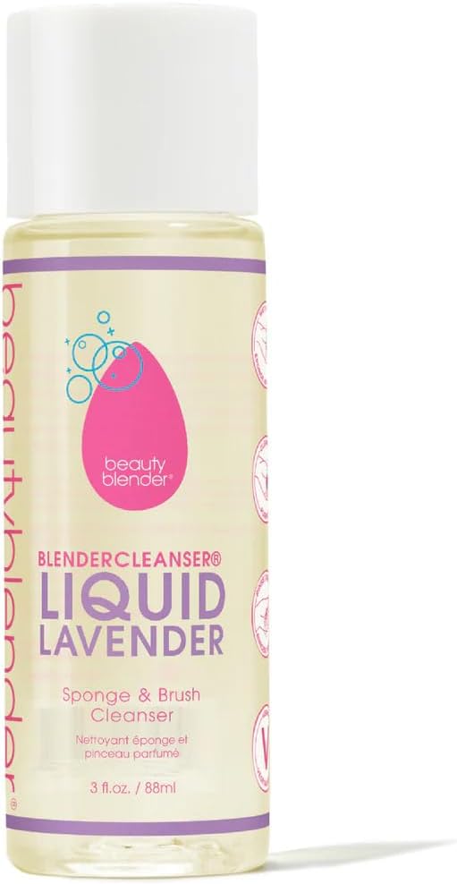 Beautyblender | Blendercleanser Tool Wash | Lavender Purifying Liquid Soap | Sponge, Brush, Makeup Tool Cleanser | Lavender-S